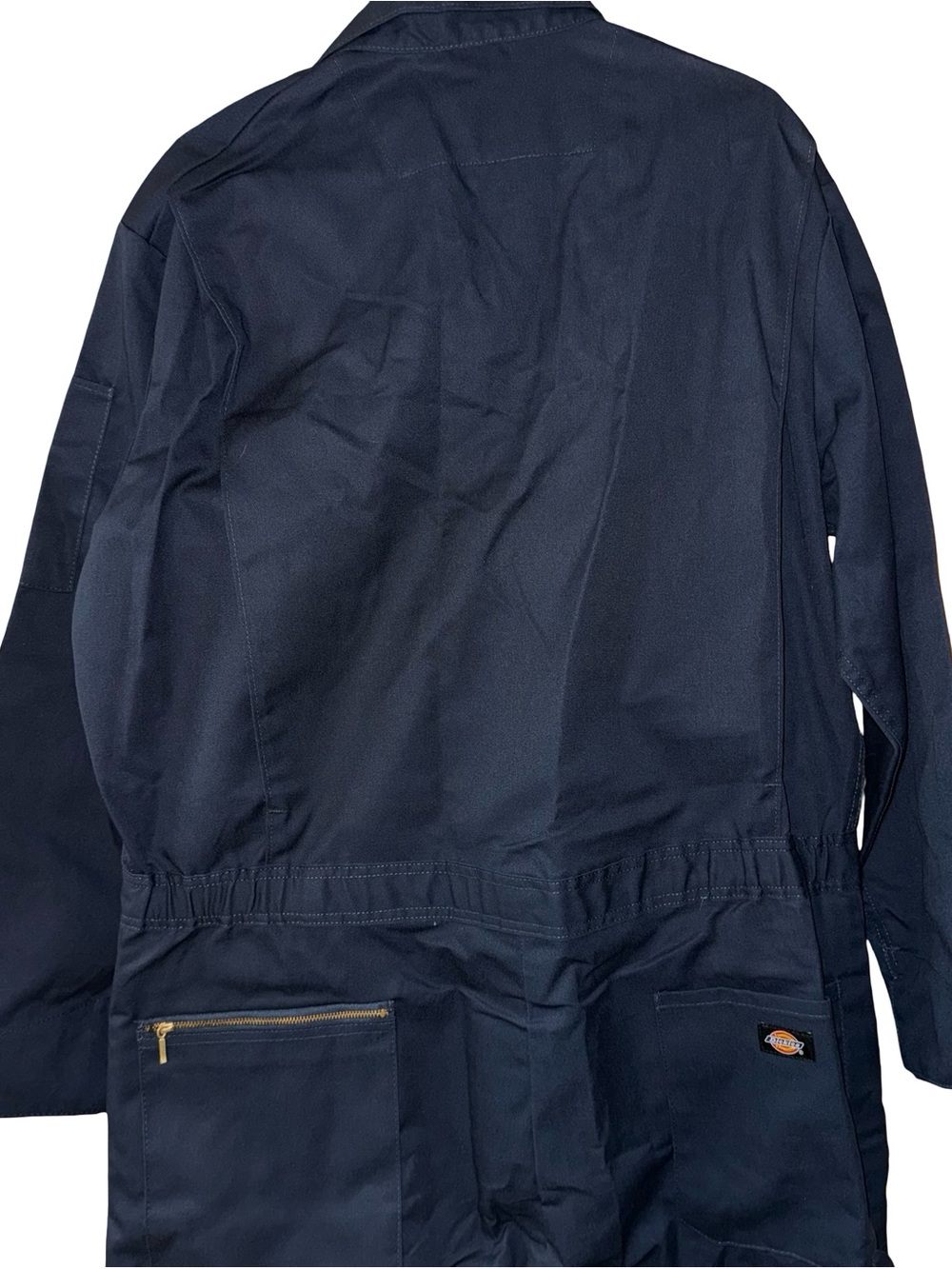 NWT Dickies Deluxe Blended Long Sleeve Coveralls Navy Blue Jumpsuit Workwear XL - Picture 8 of 13